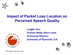 Loss location - Plymouth University