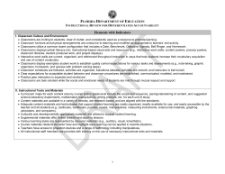 Instructional Review for Differentiated Accountability