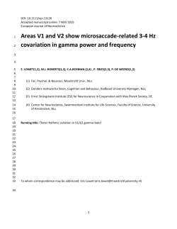 Areas V1 and V2 show microsaccade-related 3