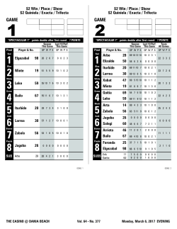 GAME - The Casino @ Dania Beach