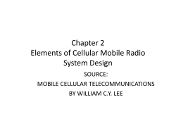 Chapter 2 Elements of Cellular Mobile Radio System