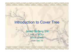 Introduction to Cover Tree