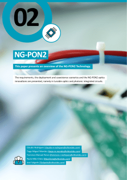 NG-PON2 - Altice Labs
