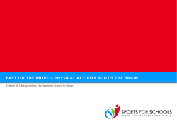 Physical Activity Builds the Brain