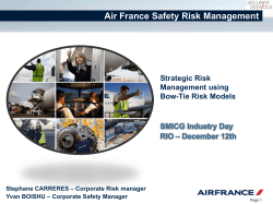 Strategic Risk Management using Bow-Tie Risk Models
