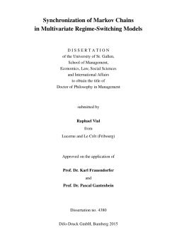 Synchronization of Markov Chains in Multivariate Regime