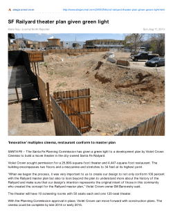 SF Railyard theater plan given green light