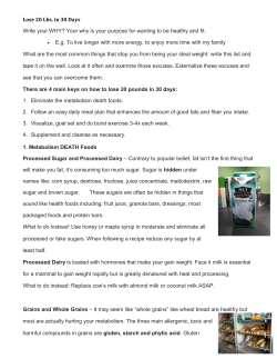 Lose 20 Lbs. in 30 Days - Ithaca Family Chiropractic