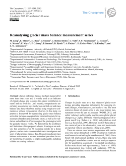 Reanalysing glacier mass balance measurement series