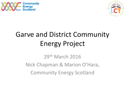 CES Energy Project presentation