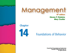 Management 8e. - Robbins and Coulter