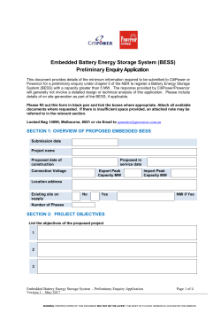 Embedded Battery Energy Storage System (BESS