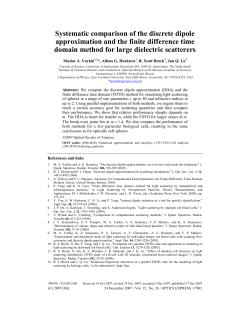 Systematic comparison of the discrete dipole