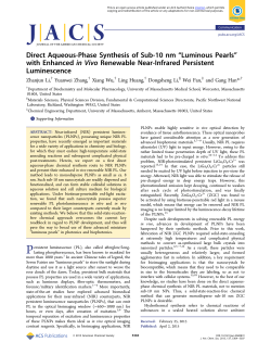 Direct Aqueous-Phase Synthesis of Sub