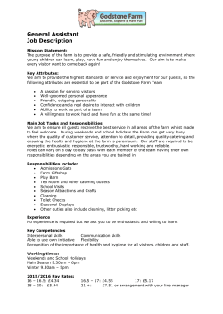 General Assistant Job Description