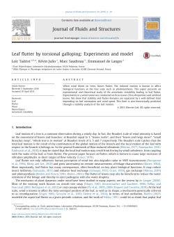 Leaf flutter by torsional galloping_ Experiments and model