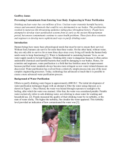 Geoffrey James Preventing Contaminants from Entering Your Body