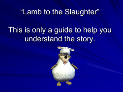 study-guide Lamb to the Slaughter PPT