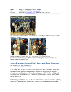 south suburban college men`s basketball team advances to national