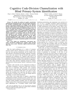 Cognitive Code-Division Channelization with Blind Primary