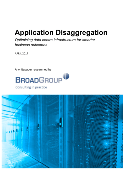 Application Disaggregation