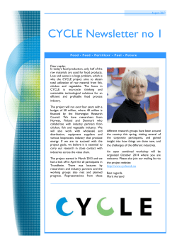 First Cycle newsletter 12082013_formiddag (Read-Only)