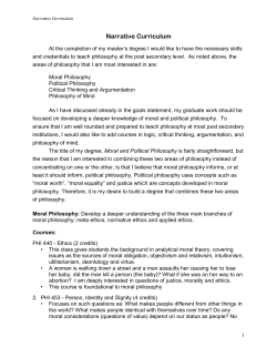 Narrative Curriculum