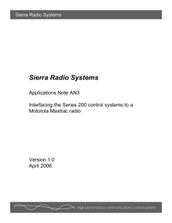 Sierra Radio Systems