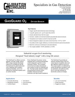 gasguard o2 - Sigma Sensors