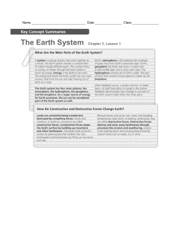 The Earth System