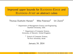 Improved upper bounds for Random-Edge and Random