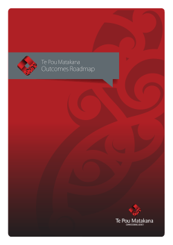 Outcomes Roadmap - Te Pou Matakana