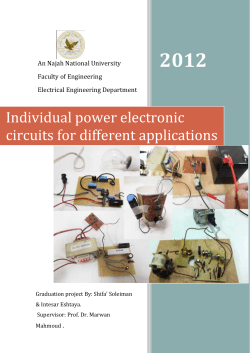 prj_rep - Faculty of Engineering - An