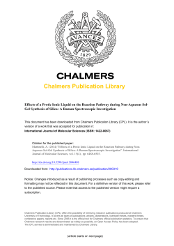 Effects of a Protic Ionic Liquid on the Reaction Pathway during Non