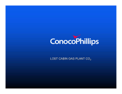 LOST CABIN GAS PLANT CO