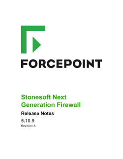 Stonesoft Next Generation Firewall Release Notes