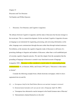 Handbook of Cognitive Linguistics, D