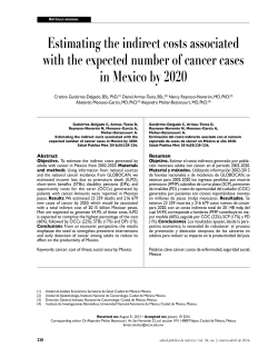 Estimating the indirect costs associated with the expected number of