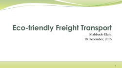 Eco-Friendly Freight Transport