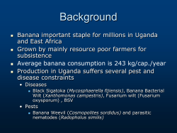 Controlling Pests and Diseases viaGenetic Transformation