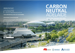 Carbon Neutral Adelaide - Climate change in South Australia
