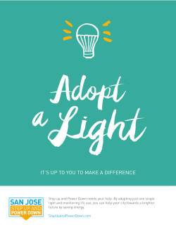 it`s up to you to make a difference