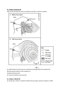 Es. 2 Paper 2 Summer 05 Figs 1A and 1B show the same area