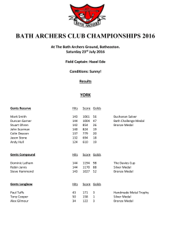 Hazel Ede - Bath Archers