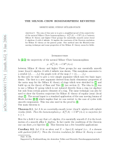 arXiv:math/0601175v1 [math.AG] 9 Jan 2006