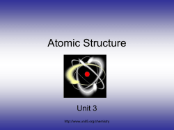 Atomic Structure