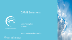 CAMS Emissions - Copernicus Atmosphere Monitoring Service