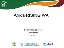 Africa Research in Sustainable Intensification for the Next Generation