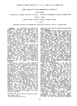 Diurnal variation of the OH concentration in ambient air