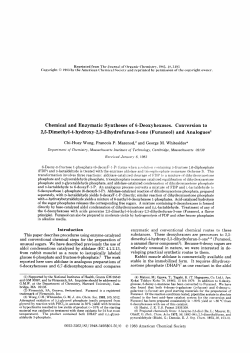 Chemical and Enzymatic Syntheses of 6